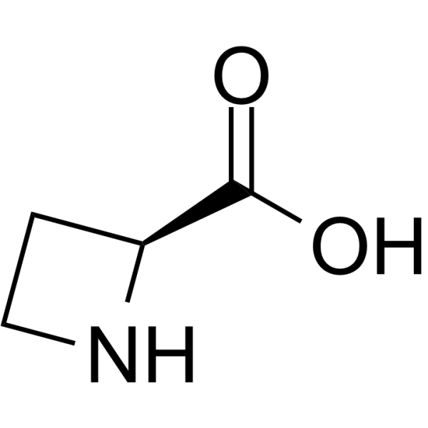 L-Azetidine-2-carboxylic acid Chemical Structure L-Azetidine-2-carboxylic acid