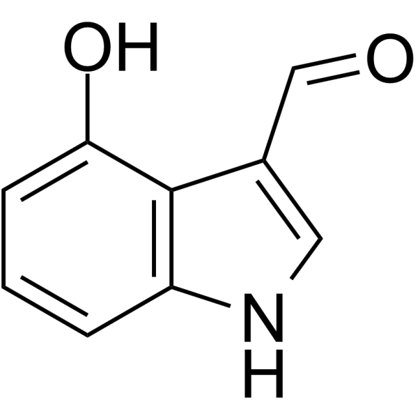 4-Hydroxy-1H-indole-3-carbaldehyde Chemical Structure 4-Hydroxy-1H-indole-3-carbaldehyde (Synonyms: 4-羟基-1H-吲哚-3-甲醛; 4-Hydroxyindole-3-carboxaldehyde)