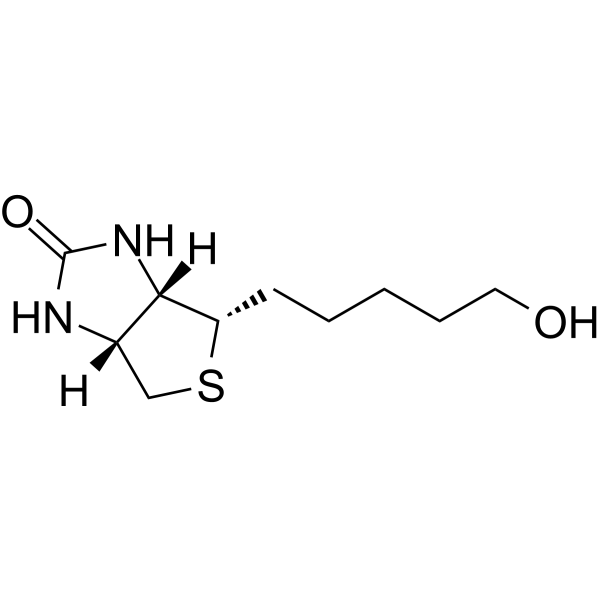 D-Biotinol Chemical Structure D-Biotinol (Synonyms: 生物素末端修饰成羟基)