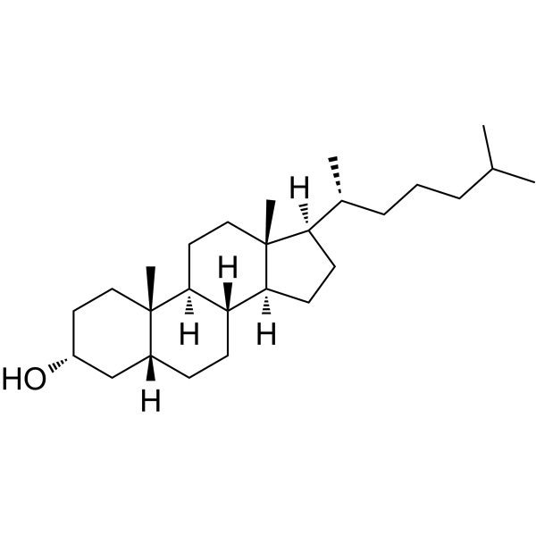 Epicoprostanol Chemical Structure Epicoprostanol