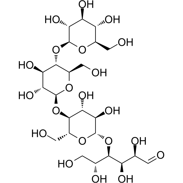 D-(+)-Cellotetraose Chemical Structure D-(+)-Cellotetraose (Synonyms: Cellotetraose)