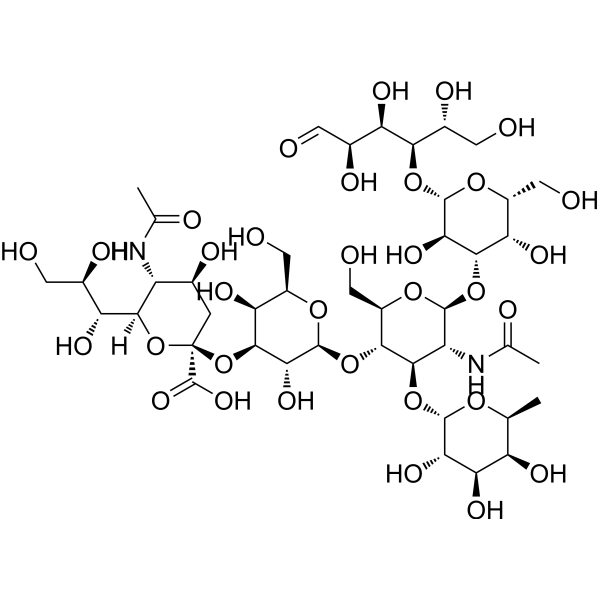 Sialyl lewis x-lactose Chemical Structure Sialyl lewis x-lactose