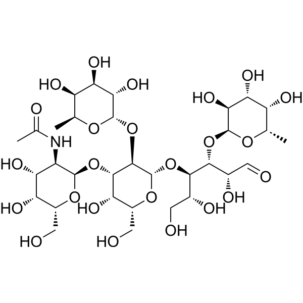 Blood group A pentasaccharide Chemical Structure Blood group A pentasaccharide (Synonyms: A-Pentasaccharide)