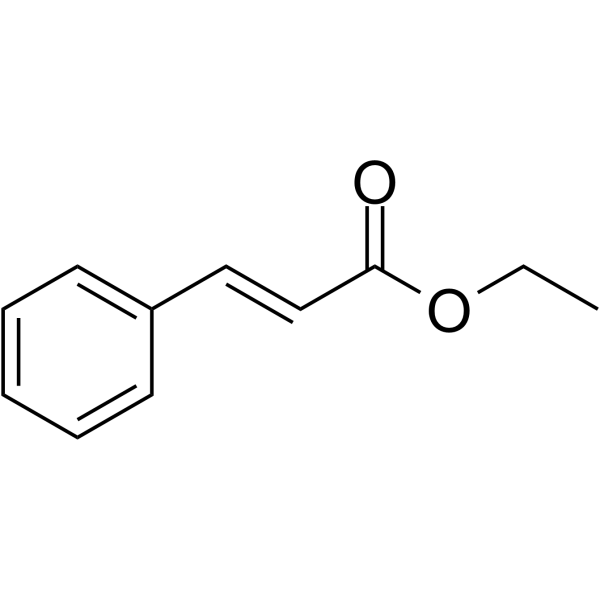 Ethyl cinnamate Chemical Structure Ethyl cinnamate (Synonyms: 肉桂酸乙酯)