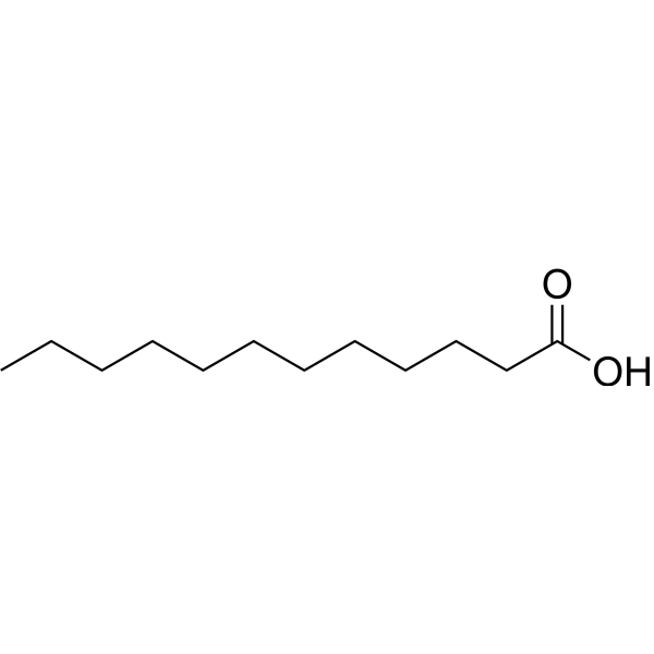 Lauric acid (Standard) Chemical Structure Lauric acid (Standard) (Synonyms: 月桂酸(标准品))