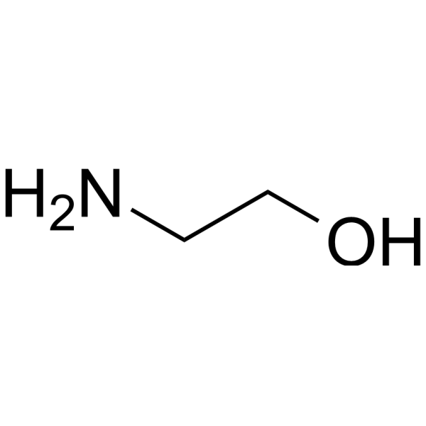 Ethanolamine Chemical Structure Ethanolamine (Synonyms: ETA)