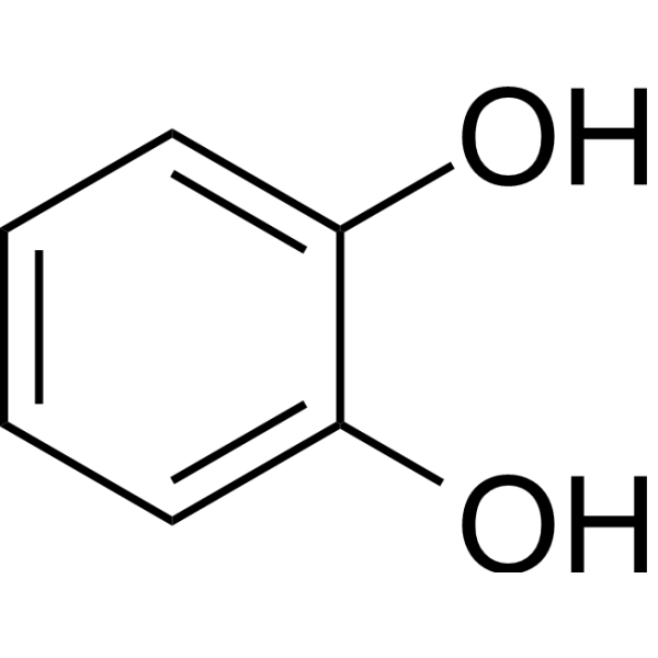 Pyrocatechol Chemical Structure Pyrocatechol (Synonyms: 邻苯二酚)