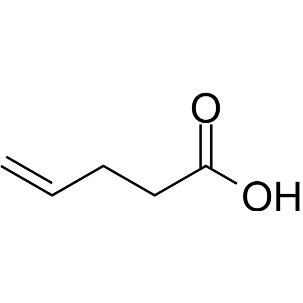 4-Pentenoic acid Chemical Structure 4-Pentenoic acid (Synonyms: 4-戊烯酸)