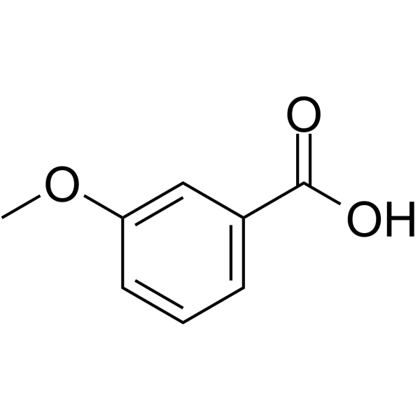3-Methoxybenzoic acid Chemical Structure 3-Methoxybenzoic acid (Synonyms: 3-Anisic acid; 3-Methoxybenzoic acid; NSC 27014; NSC 9264; m-Methoxybenzoic acid)