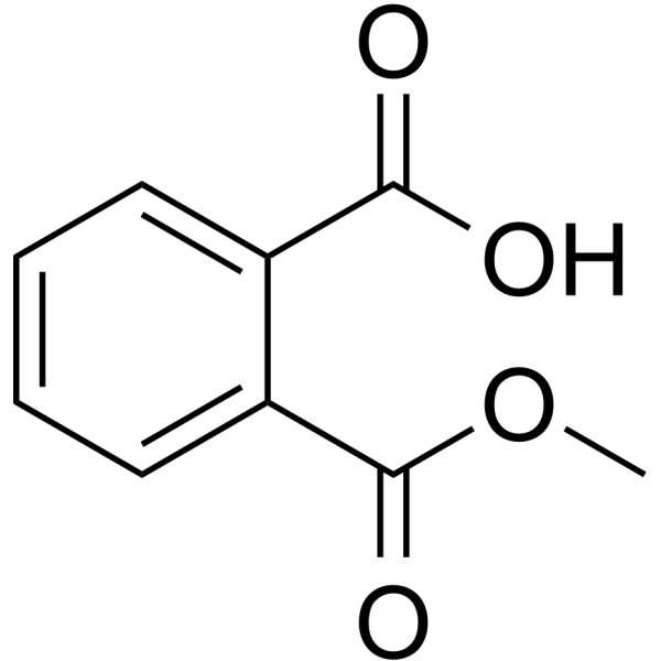 Monomethyl phthalate Chemical Structure Monomethyl phthalate (Synonyms: 2-(Methoxycarbonyl)benzoic acid)