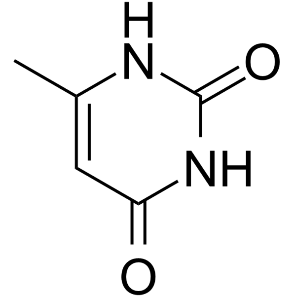 6-Methyluracil Chemical Structure 6-Methyluracil (Synonyms: 6-甲基尿嘧啶; Pseudothymine)