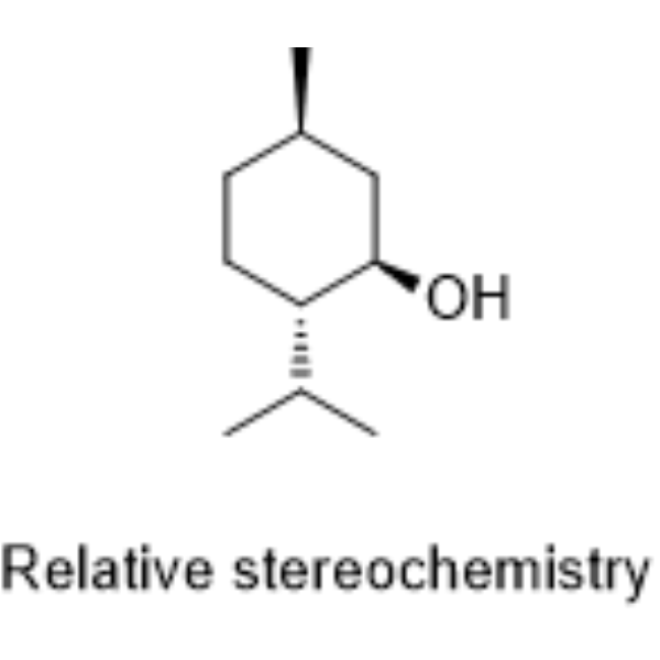 DL-Menthol Chemical Structure DL-Menthol (Synonyms: DL-薄荷醇; Racementhol)