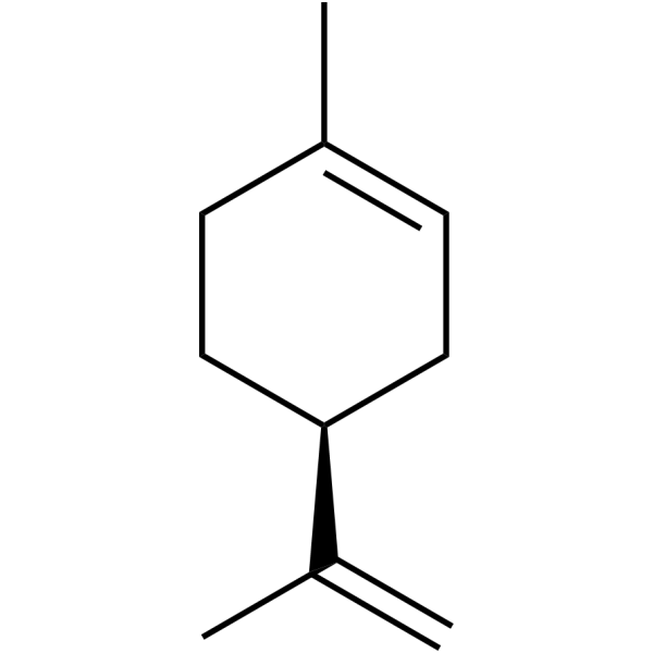 (-)-Limonene Chemical Structure (-)-Limonene (Synonyms: (S)-(-)-Limonene)